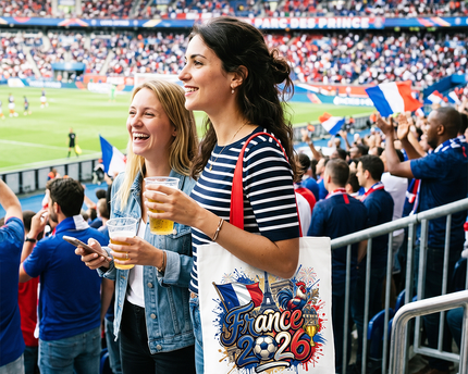 France 2026 Soccer Cup Global Championship Tote Bag