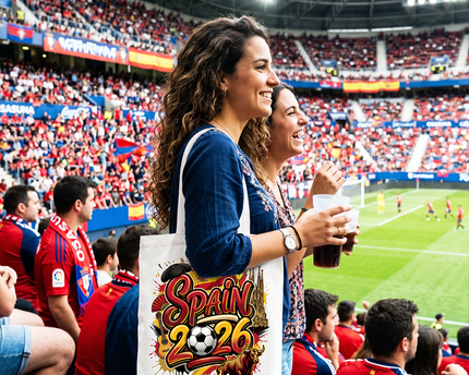 Spain 2026 Soccer Cup Global Championship Tote Bag