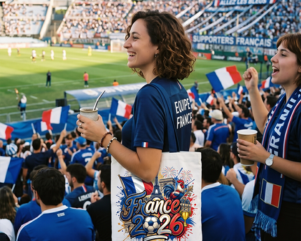 France 2026 Soccer Cup Global Championship Tote Bag