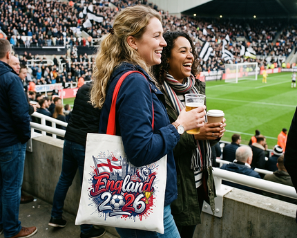 England 2026 Soccer Cup Global Championship Tote Bag
