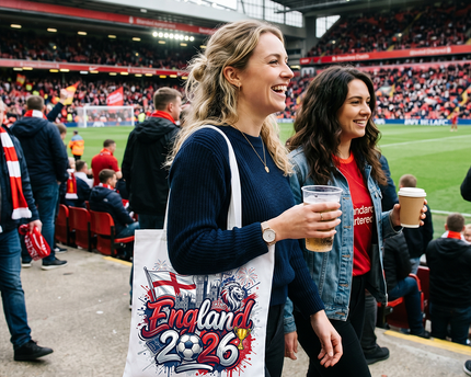 England 2026 Soccer Cup Global Championship Tote Bag