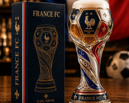 France World Cup 2026 Soccer Trophy Beer Glass