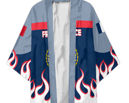 France Kimono Flag & Coat Of Arms 1905-1953 Fire Hockey Style