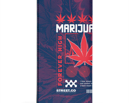 France Leather Wallet Flag & Coat Of Arms Marijuanas Style