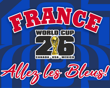 France World Cup 2026 Football Supporter Flag