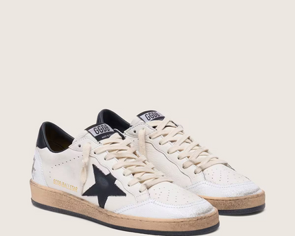 Men's Golden Goose Ball Star Black Sneakers