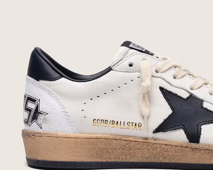 Men's Golden Goose Ball Star Black Sneakers