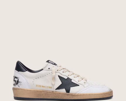 Men's Golden Goose Ball Star Black Sneakers