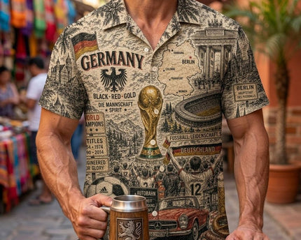 Germany Die Mannschaft World Cup 2026 Limited Edition Hawaiian Shirt