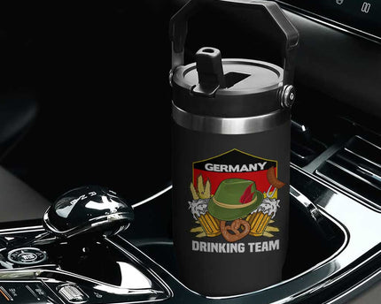 Germany Drinking Team Flip Straw Tumbler Germany Beer Festivals Oktoberfest Alpine hat Barley