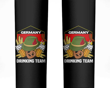 Germany Drinking Team Skinny Tumbler Germany Beer Festivals Oktoberfest Alpine hat Barley