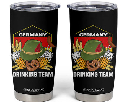 Germany Drinking Team Tumbler Cup Germany Beer Festivals Oktoberfest Alpine hat Barley