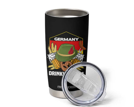Germany Drinking Team Tumbler Cup Germany Beer Festivals Oktoberfest Alpine hat Barley