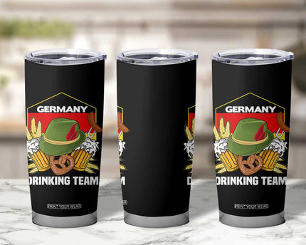 Germany Drinking Team Tumbler Cup Germany Beer Festivals Oktoberfest Alpine hat Barley