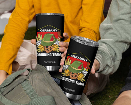 Germany Drinking Team Tumbler Cup Germany Beer Festivals Oktoberfest Alpine hat Barley