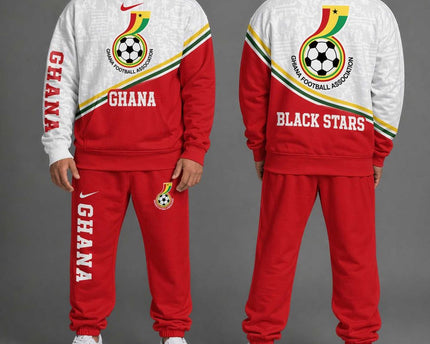 Ghana "Black Stars" World Cup 2026 Special Hoodie Jogger Set