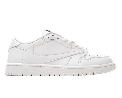 Men's Travis Scott x Air Jordan 1 Retro Low ‘ White Party' Shoes