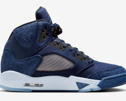 Men's Nike Air Jordan 5 Retro Midnight Navy Shoes