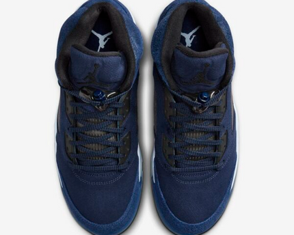 Men's Nike Air Jordan 5 Retro Midnight Navy Shoes