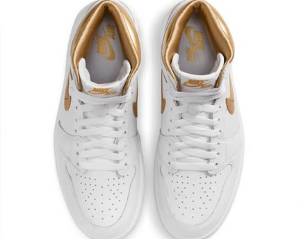 Men's Air Jordan 1 High 'Metallic Gold’ Shoes