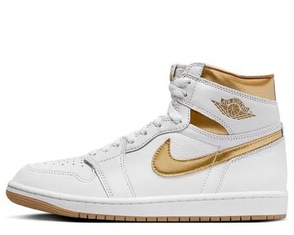 Men's Air Jordan 1 High 'Metallic Gold’ Shoes