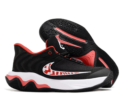 Men's Nike Giannis Immortality 4 Black Red Shoes