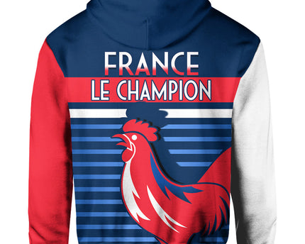 France Football The Blues Hoodie Les Bleus Le Champion 2022 World Cup