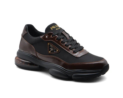 Men's Prada Milano Premium Quality Italian Brown Sneakers