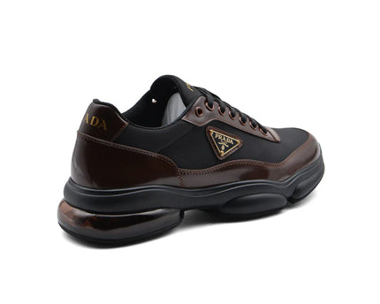 Men's Prada Milano Premium Quality Italian Brown Sneakers