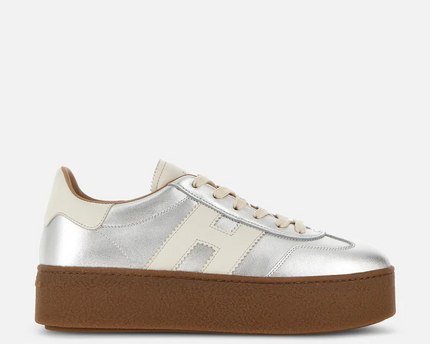 Men's Hogan Silver Sneakers