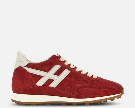 Men's Hogan 86er Suede Red Sneakers