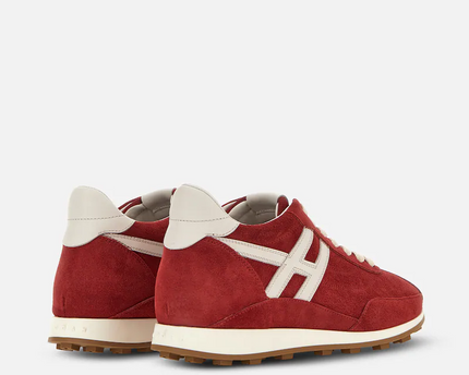 Men's Hogan 86er Suede Red Sneakers