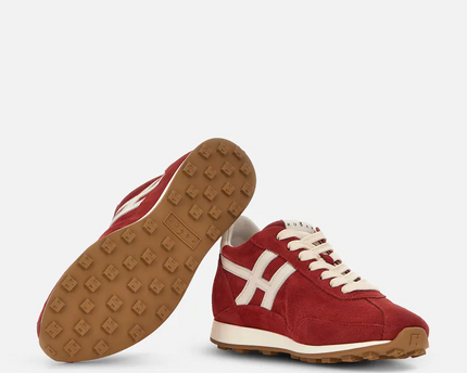 Men's Hogan 86er Suede Red Sneakers