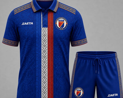 Haiti Premium World Cup 2026 Culture Polo Shorts Set