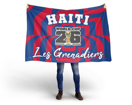 Haiti World Cup 2026 Football Supporter Flag