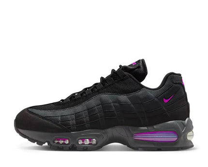 Men's Nike Air Max 95 Black Vivid Purple Shoes