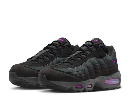 Men's Nike Air Max 95 Black Vivid Purple Shoes