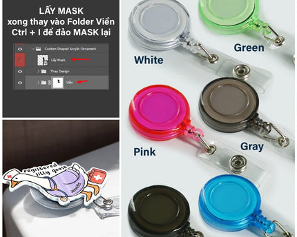 Registered Silly Goose Nurse - Personalized Badge Reel