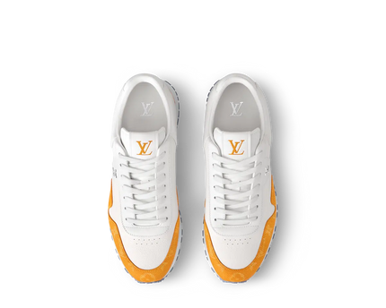 Men's Louis Vuitton Run Away Orange Sneakers