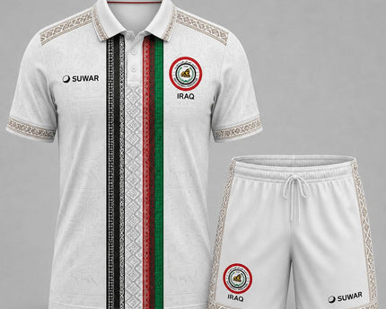 Iraq Premium World Cup 2026 Culture Polo Shorts Set