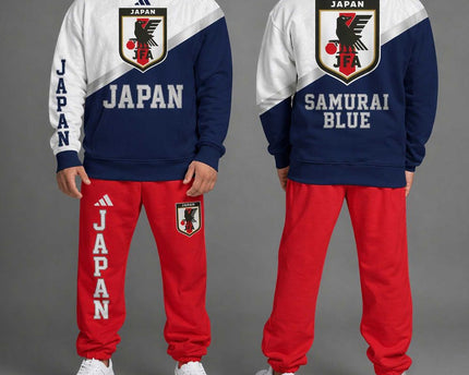 Japan "Samurai Blue" World Cup 2026 Special Hoodie Jogger Set