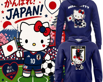 Japan Soccer x Hello Kitty World Cup 2026 Limited Edition Hoodie