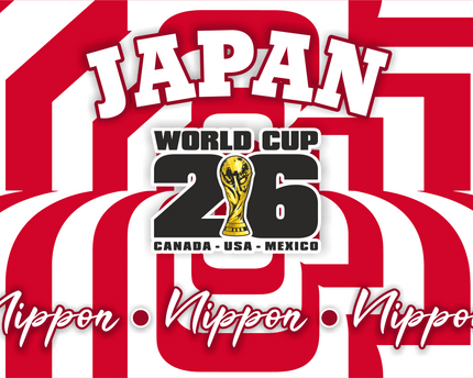 Japan World Cup 2026 Football Supporter Flag