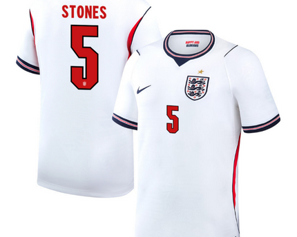 John Stones England National Team 2026 Hone Jersey - White