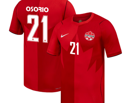 Jonathan Osorio Canada National Team 2026 Home Jersey - Red