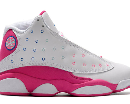 Men's Nike Air Jordan 13 Retro Vivid Pink-Blue Shoes
