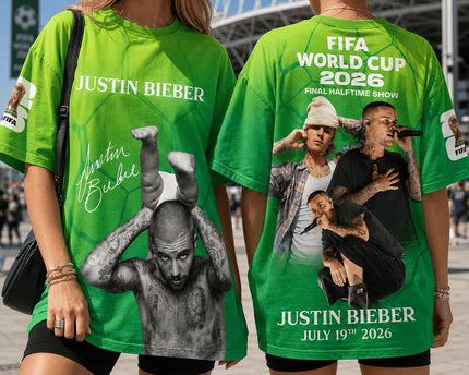 Justin Bieber World Cup 2026 Halftime Show Special Shirt