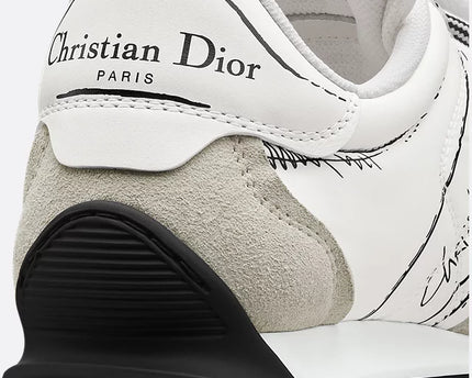 Men's D-Sketch White Sneakers
