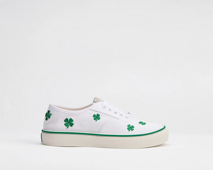 Men's Dior Saltwind Green Dior Clover Motif Sneakers