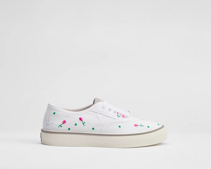Men's Dior Saltwind Multicolor Doves & Roses Motif Sneakers
